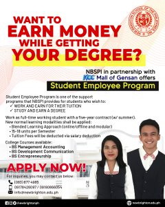 EARN MONEY WHILE GETTING YOUR DEGREE