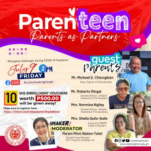 Parenteen: Parents as Partners Webinar this July